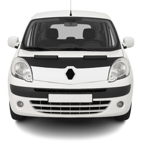 Protège Capot compatible avec Renault Kangoo 2008 à 2013, Bra de Capot Protection, Noir
