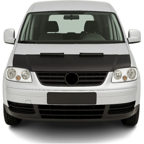 OMAC Protège Capot compatible avec VW Caddy mk3 2003-2010 Pre-FL Masque de voiture vinyle Noir (1/5)