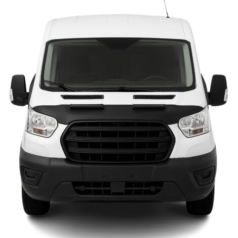 OMAC Protège Capot pour Ford Transit 2015-2026 Masque de Voiture Vinyle Noir (1/5)