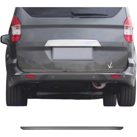 Garniture de Hayon Coffre pour Ford Tourneo Courier 2014-2017 acier inox foncé