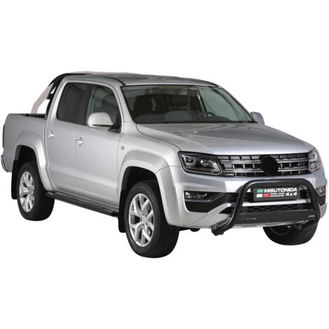 Pare-buffle Avant pour VW Amarok V6 2016-2020 63 mm en Acier Noir