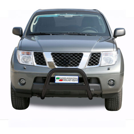 Pare-buffle Avant pour Nissan Pathfinder 2005-2011 63 mm en Acier Noir