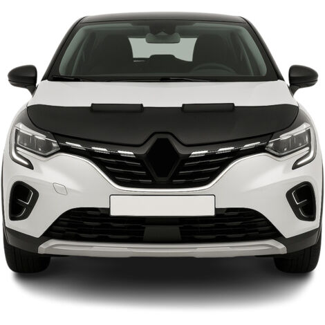OMAC Protège Capot pour Renault Captur 2013-2019 Masque de voiture vinyle Noir