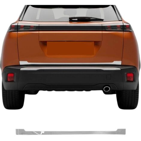 OMAC Garniture de Hayon Coffre pour Peugeot 2008 II 2019-2026 Inférieur Acier INOX