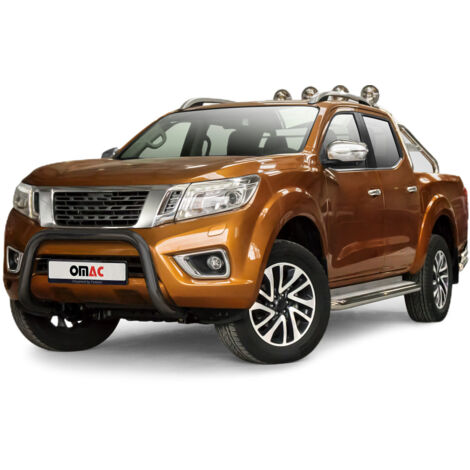 Pare-Buffle Avant Pour Nissan Navara NP300 2015-2026 Acier Noir