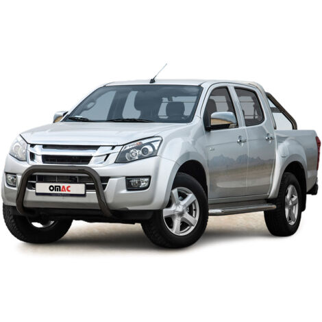 Pare-Buffle Avant Pour Isuzu D-Max 2012-2019 Acier Inoxydable Noir