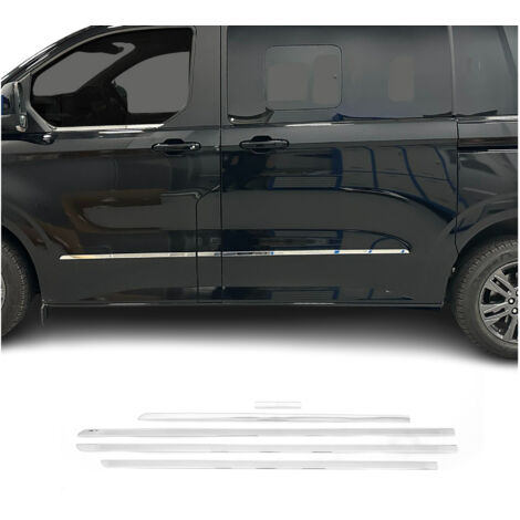 Garniture Baguette de Porte pour Ford Transit / Tourneo Custom 2023-2026 inox