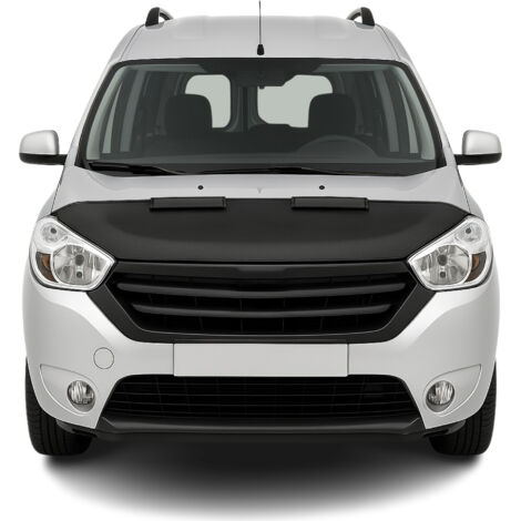 Protège Capot compatible avec Dacia Dokker 2012 à 2021, Bra de Capot Protection, Noir