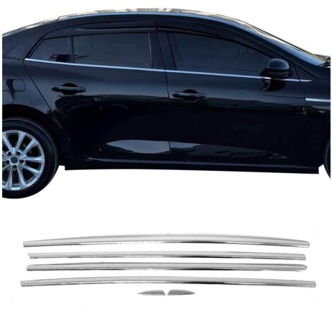 Garniture de Fenêtre pour Renault Megane Berline 2016-2020 Acier Inox 6Pcs