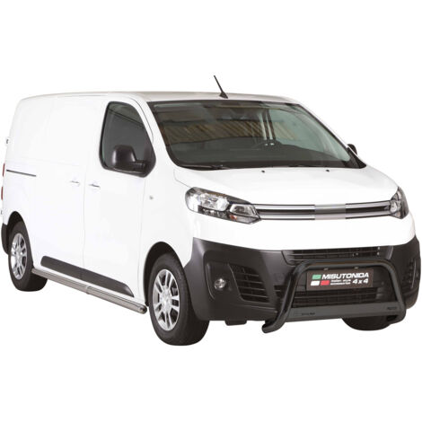 Pare-buffle Avant pour Citroen Jumpy 2016-2026 63 mm en Acier Noir
