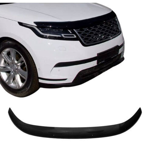Deflecteurs d'air capot de voiture Protection pour Land Rover Range Rover Velar 2017-2026 Acrylique foncé Noir (1/5)