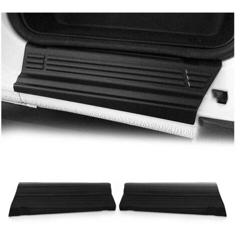 Couverture de Seuil de porte pour Fiat Ducato Jumper Boxer 2006-2026 ABS Noir 2x