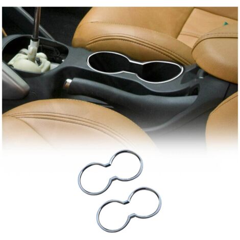 OMAC Cadre Porte-gobelet Compatible avec Hyundai Veloster 2011-2017 Acier INOX chromé 2 Pcs (1/5)