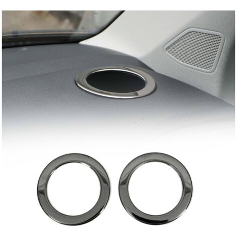 Cadre Porte-gobelet pour VW T6 T6.1 Transporter Tout 2015-2024 INOX chromé foncé (1/5)