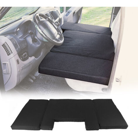 OMAC Matelas de Camping Pliable pour Mercedes Vito W447 2014-2026 Noir Polyester