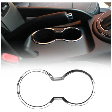 OMAC Cadre Porte-gobelet Compatible avec Kia Sportage 2010-2015 Acier INOX chromé (1/5)
