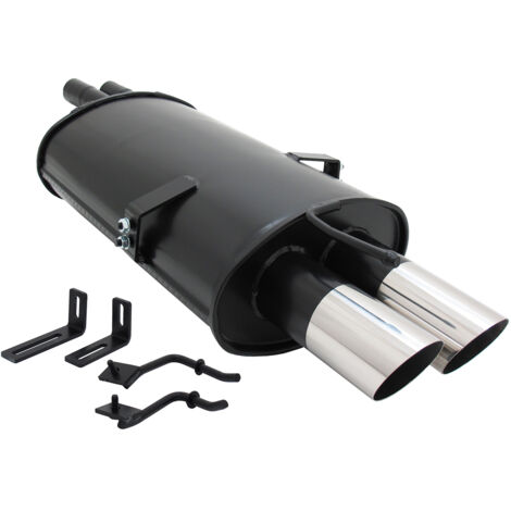 Échappement arrière sport Novus pour BMW E46 320 / 325 / 330 2x76mm MS-Design