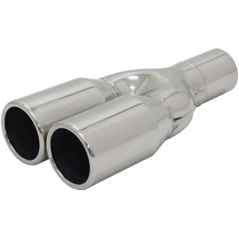Embout d'échappement en acier inoxydable76mm à souder Silencieux avec ABE