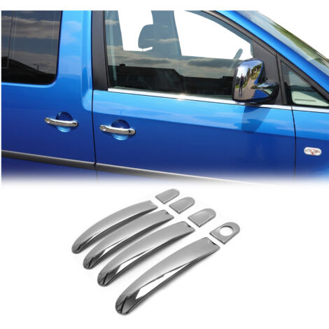 OMAC Couverture Poignée de porte Compatible avec VW T5 T6 Transporter tout 2003-2022 4 Portes Acier 8Pcs (1/5)