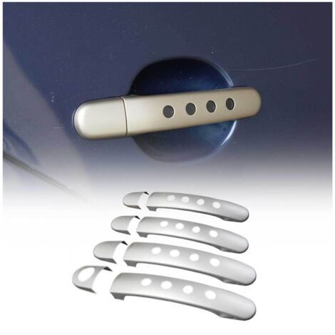 OMAC Couverture de poignée de porte Compatible avec VW Golf 1998-2004 HB Break Acier Inoxy (1/5)