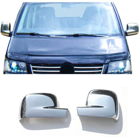 Coques de Rétroviseurs pour VW Transporter T5 2003-2009 en ABS Argent (1/5)