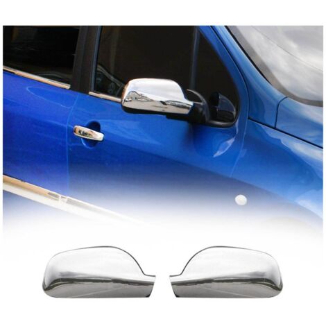 Coques de Rétroviseurs pour Peugeot 307 2000-2008 en ABS Argent