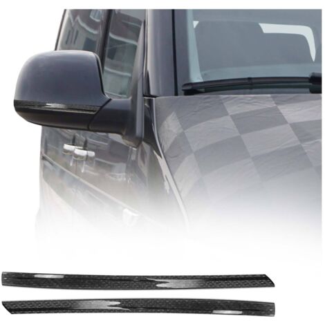 OMAC Garniture de Coque de Rétroviseur Compatible avec VW T5 T6 Transporter / Amarok 2010-2021, Bande décorative de Rétroviseur, Carbone Noir 2 Pcs (1/5)