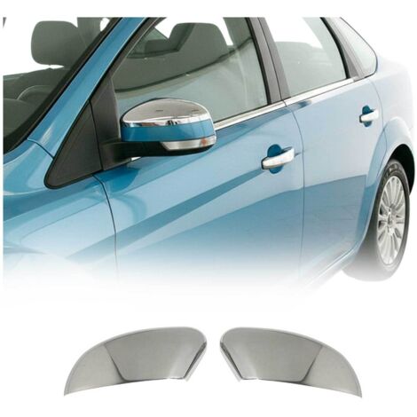 Coques de Rétroviseurs pour Ford Focus mk2 Focus mk3 Mondeo mk4 Inoxy Chromé (1/5)