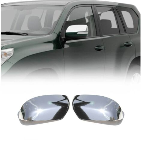 Coques de Rétroviseurs pour Toyota Land Cruiser Prado 2009-2023 Acier Chromé (1/5)