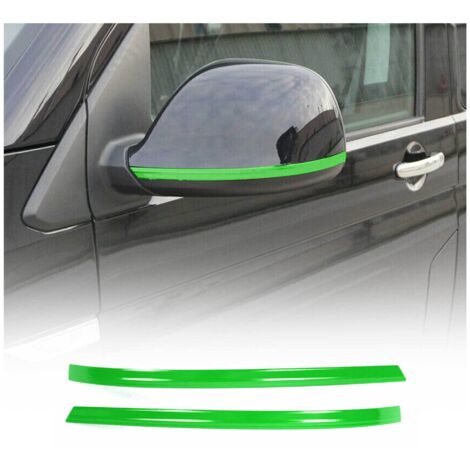 OMAC Garniture de Coque de Rétroviseur Compatible avec VW T5 Multivan 2010-2015, Bande décorative de Rétroviseur, Vert 2 Pcs (1/5)