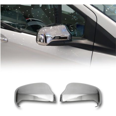Coques de Rétroviseurs pour Ford Transit Tourneo Courier 2018-2022 en ABS Argent (1/5)