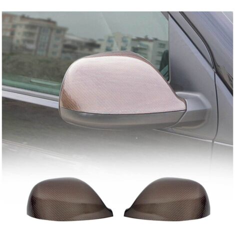 OMAC Coques de Rétroviseurs Compatible avec VW T5 T6 Transporter / Amarok 2010-2019 en Carbone Rouge (1/5)