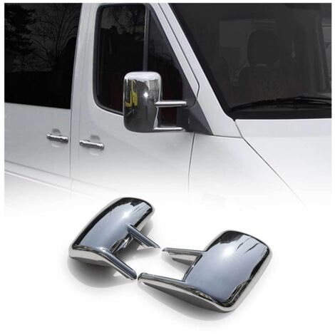 Coques de Rétroviseurs pour Mercedes Sprinter VW901 1995-2006 en ABS Argent (1/5)