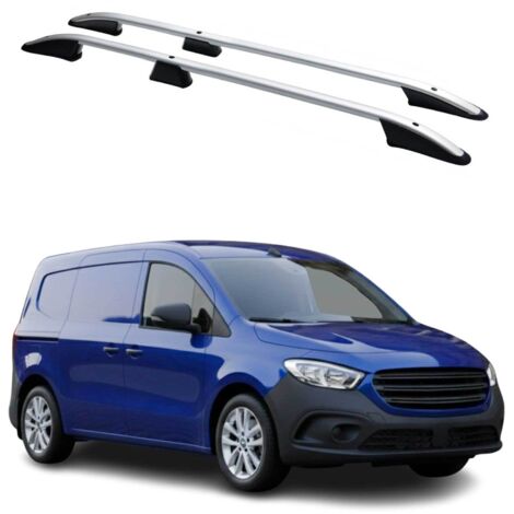Barres de toit longitudinales pour Mercedes Citan 2021-2026 L2 empattement long Aluminium Gray 2 Pcs (1/5)