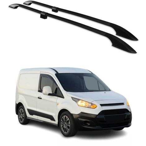Barres de Toit longitudinales pour Ford Connect 2014-2021 L1 Aluminium Noir (1/5)