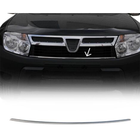 Garniture de Pare-chocs Avant Compatible avec Dacia Duster 2010 à 2012, Moulure Bande en Acier Inoxydable Argent (1/5)