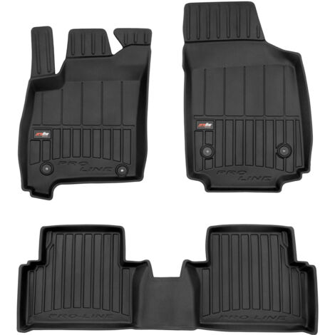 OMAC Tapis de sol en caoutchouc pour Opel Meriva 2003-2010 Noir Premium