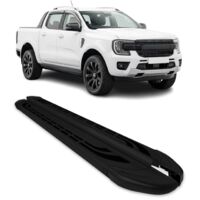 Marchepieds Latéraux Pédale pour Ford Ranger T6 2022-2025 DoubleCab Noir 2pcs