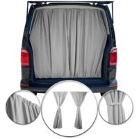 Rideaux De Porte Hayon pour VW Grand California H3 Gris Tissu