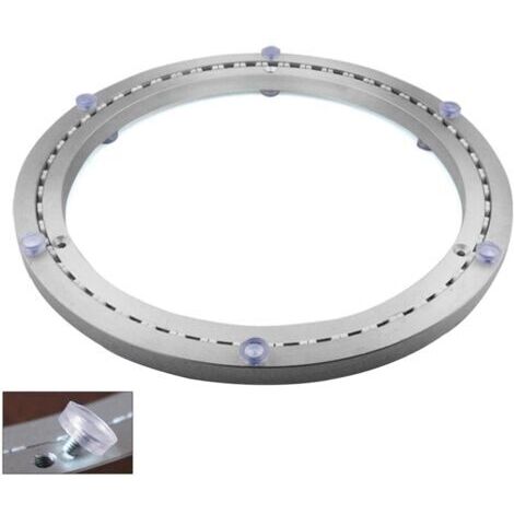 Roulement de plateau tournant en métal, base pivotante ronde, rotation à 360°, roulements à billes à une rangée, pour usage intensif, ø45cm