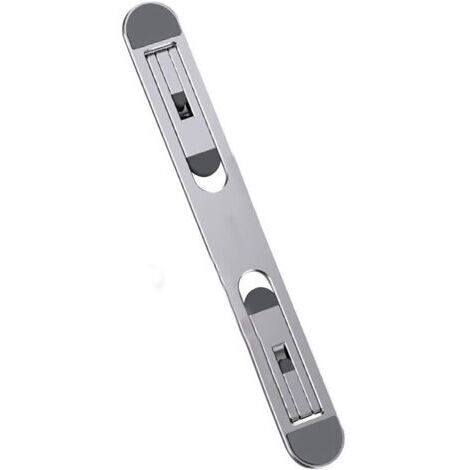 Élévateur pour ordinateur portable - Support pliable pour ordinateur portable - Hauteur réglable - Dissipation de la chaleur invisible - Pieds antidérapants - Ergonomique (1/5)