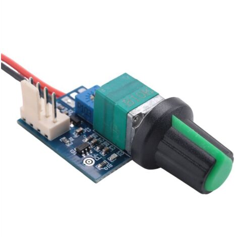 DC 12V RéGlable 0%-100% PWM RéGulateur de Vitesse Du Ventilateur avec Interrupteur à Bouton 4 Fils RéDuction Bruit (1/4)