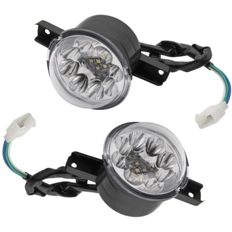 2 PièCes SéRies 12V LED ATV Phare 125Cc 150Cc 250Cc 300Cc Phares Convient pour Chinois JCL Baja Kazuma Roketa (1/4)