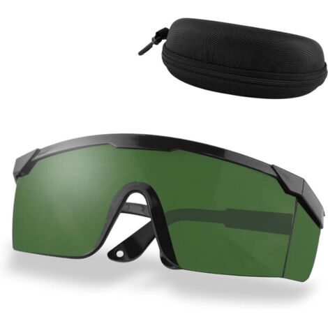 SHINING HOUSELunettes de protection des yeux, Alldo Lunettes IPl Lunettes laser Lunettes d'équipement de beauté pour graveur laser d'épilation IPl, vert (1/3)