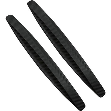 2 Pièces Bande de Coin de Protecteur de Pare-Chocs de Voiture,Bande Protectrice Universelle de Lèvre de Pare-Chocs Bande de Jupe Latérale Anti-Collision Anti-Rayures,Noir (1/4)