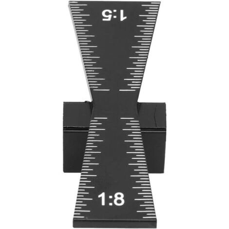 Jauge à Queue D'aronde En Aluminium, Outils De Travail du Bois, Outil De Mesure De Biseau, Utilisé Pour Mesurer le Bois, les Tuyaux Et Autres Articles (1/4)
