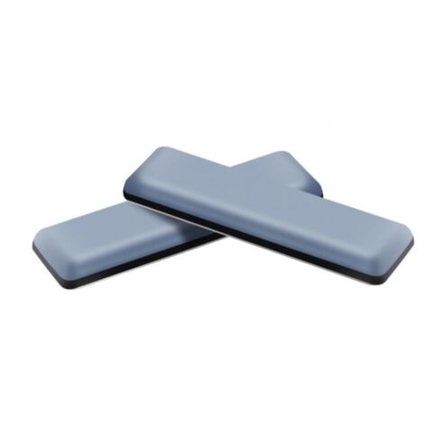 8X Patins pour Meubles Téflon Auto-adhésifs - 70 x 19 mm (carré) - Chaise de Planeur Professionnels/Planeur PTFE (Téflon)