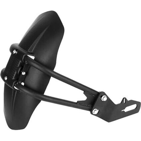 SHINING HOUSE Garde-Boue de Moto, pour Kawasaki Moto Aile Arrière Couverture Arrière Garde-Boue Protecteur Fit pour Yamaha Noir Garde-boue protecteur pour les pneus convexes à fourche arrière plate de (1/4)