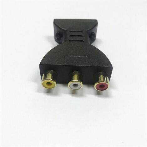Audio - Convertisseur vidéo HDMI vers RCA Adaptateur HDMI vers AV Synchronisation rouge, blanc et jaune (1/3)