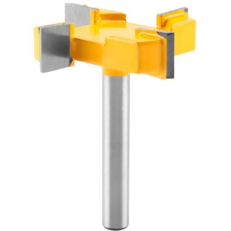 MèChe de Routeur SurfaçAge Panneau D'Aileron Tige 8 Mm, Fraise , à Surfacer 4 Cannelures, Fraisage,